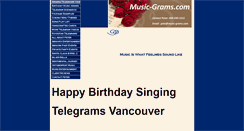 Desktop Screenshot of music-grams.com