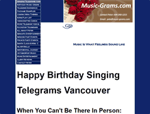 Tablet Screenshot of music-grams.com